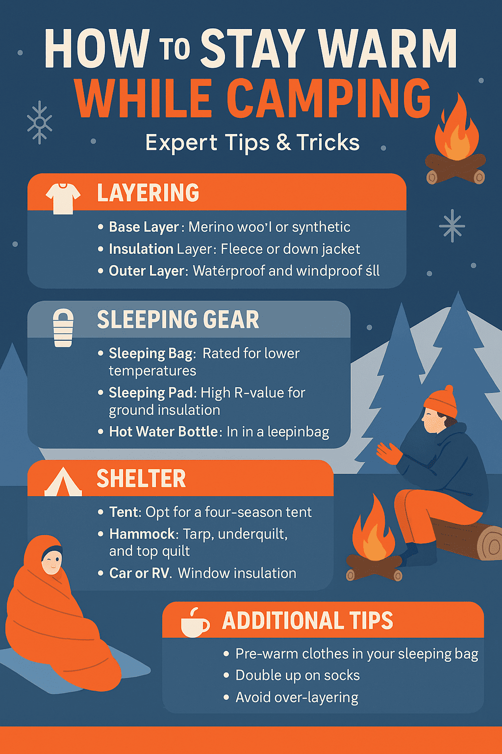 How to Stay Warm While Camping: Expert Tips & Tricks