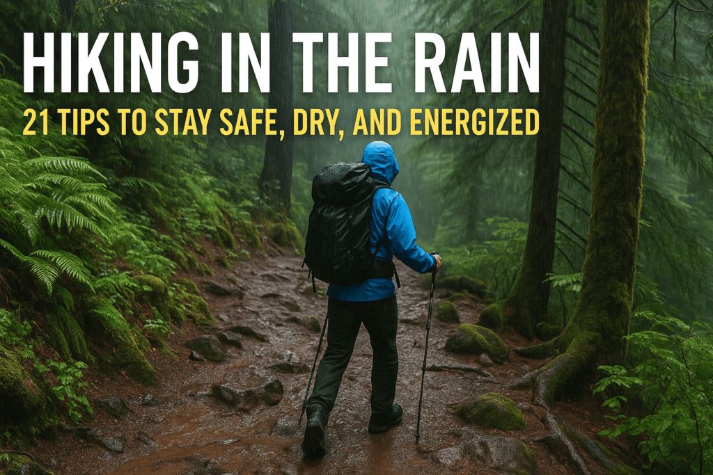 Hiking in the Rain: 21 Tips to Stay Safe, Dry, and Energized