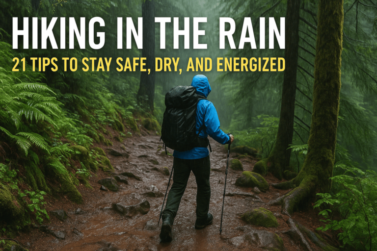Hiking in the Rain: 21 Tips to Stay Safe, Dry, and Energized