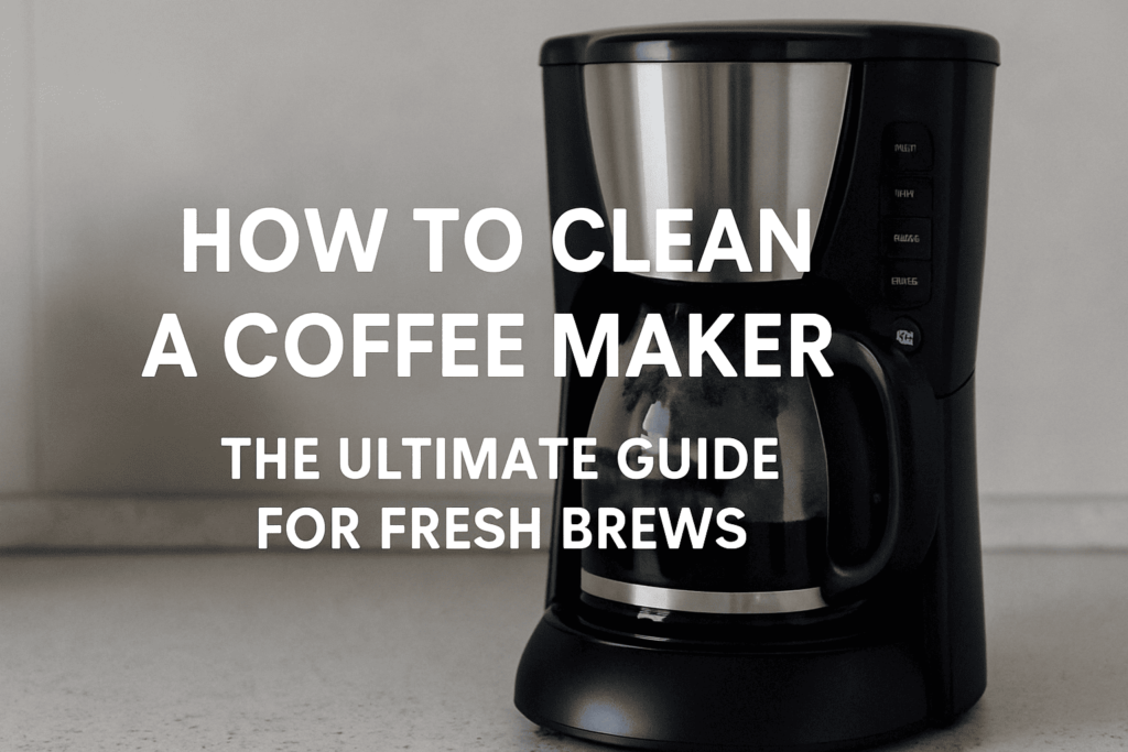 How to Clean Coffee Maker: The Ultimate Guide for Fresh Brews