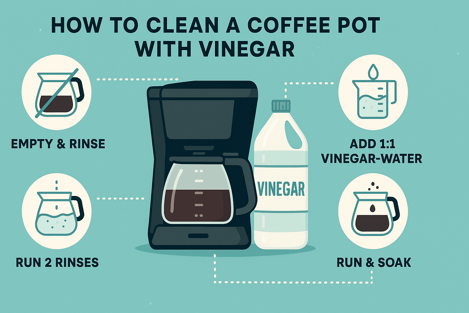 How to Clean a Coffee Pot with Vinegar: A Brighter Brew Awaits