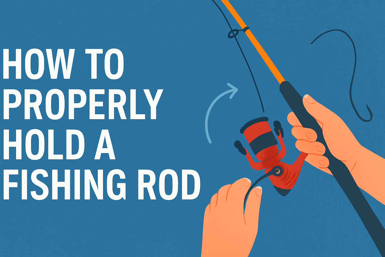 How to Properly Hold a Fishing Rod: Spin & Baitcast Tips