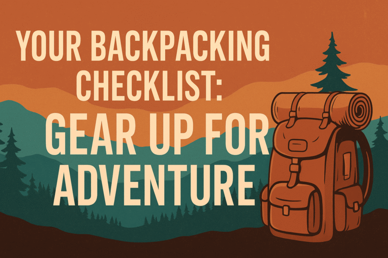 Your Backpacking Checklist: Gear Up for Adventure