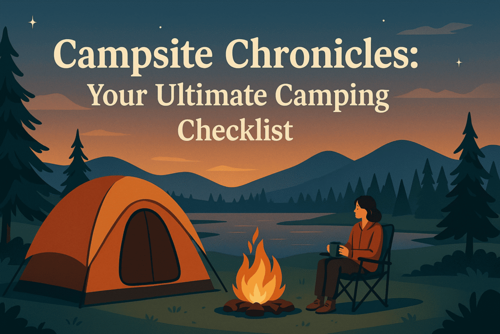 Campsite Chronicles: Your Ultimate Camping Checklist