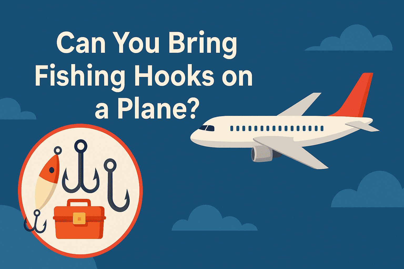 Can You Bring Fishing Hooks on a Plane? Rules & Tips
