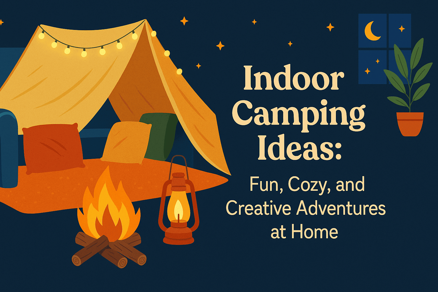 Indoor Camping Ideas for Kids & Adults: Fun at Home