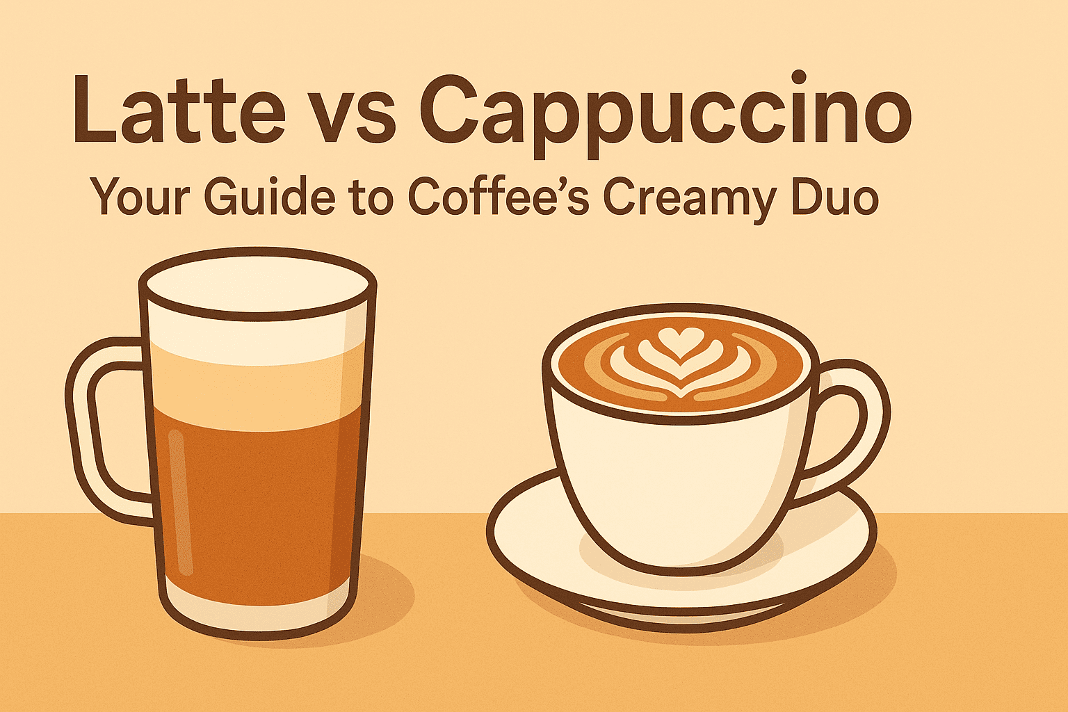 Latte vs Cappuccino: Your Guide to Coffee's Creamy Duo