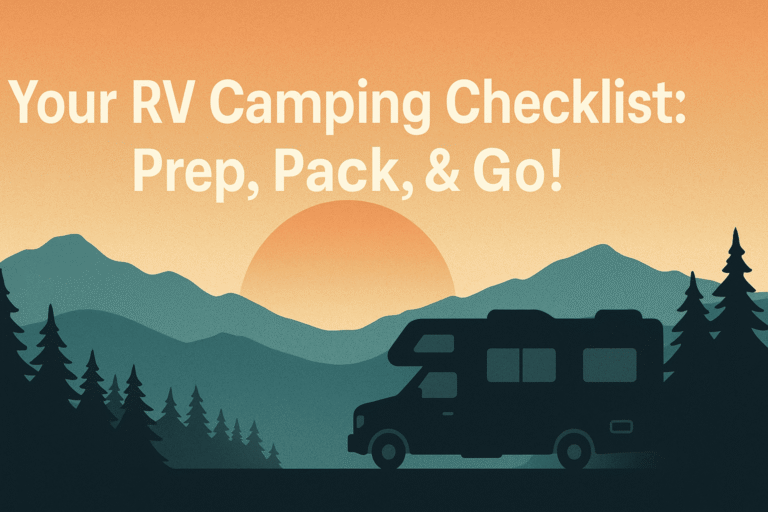 Your RV Camping Checklist: Prep, Pack, & Go!