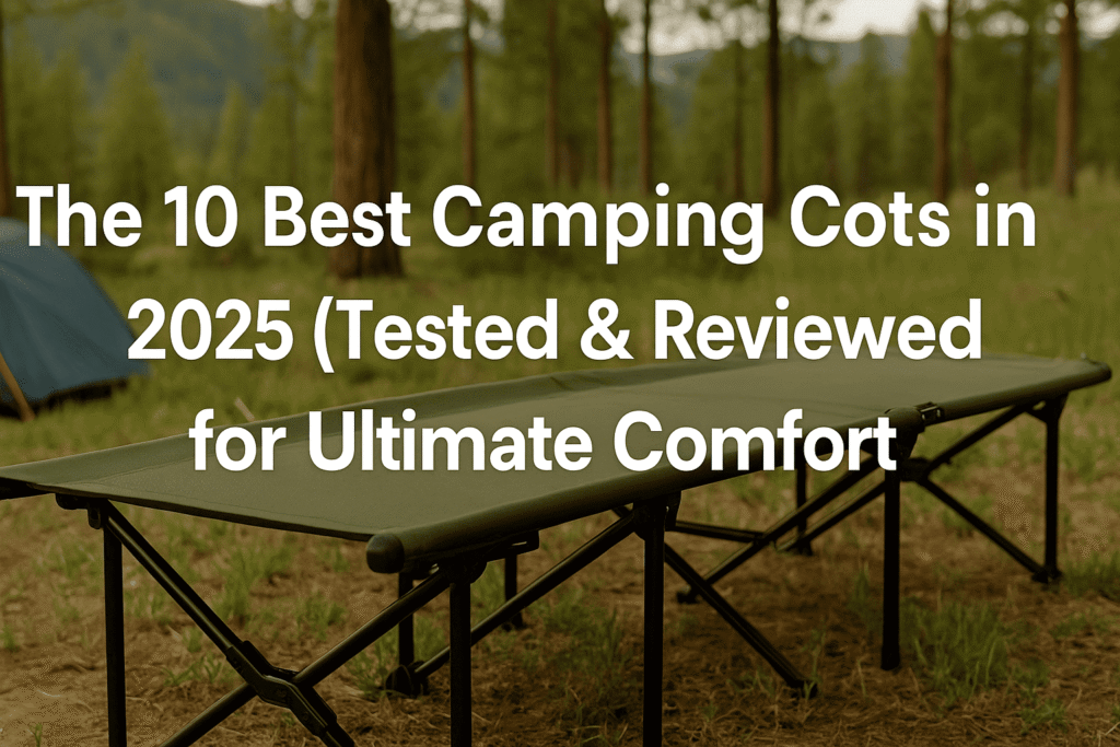 The 10 Best Camping Cots in 2025 (Tested & Reviewed for Ultimate Comfort)