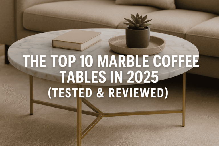 The Top 10 Marble Coffee Tables in 2025 (Tested & Reviewed)