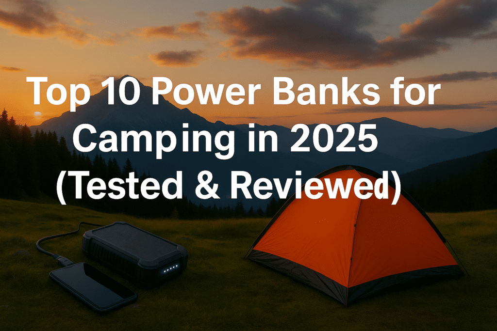 Top 10 Power Banks for Camping in 2025 (Tested & Reviewed)