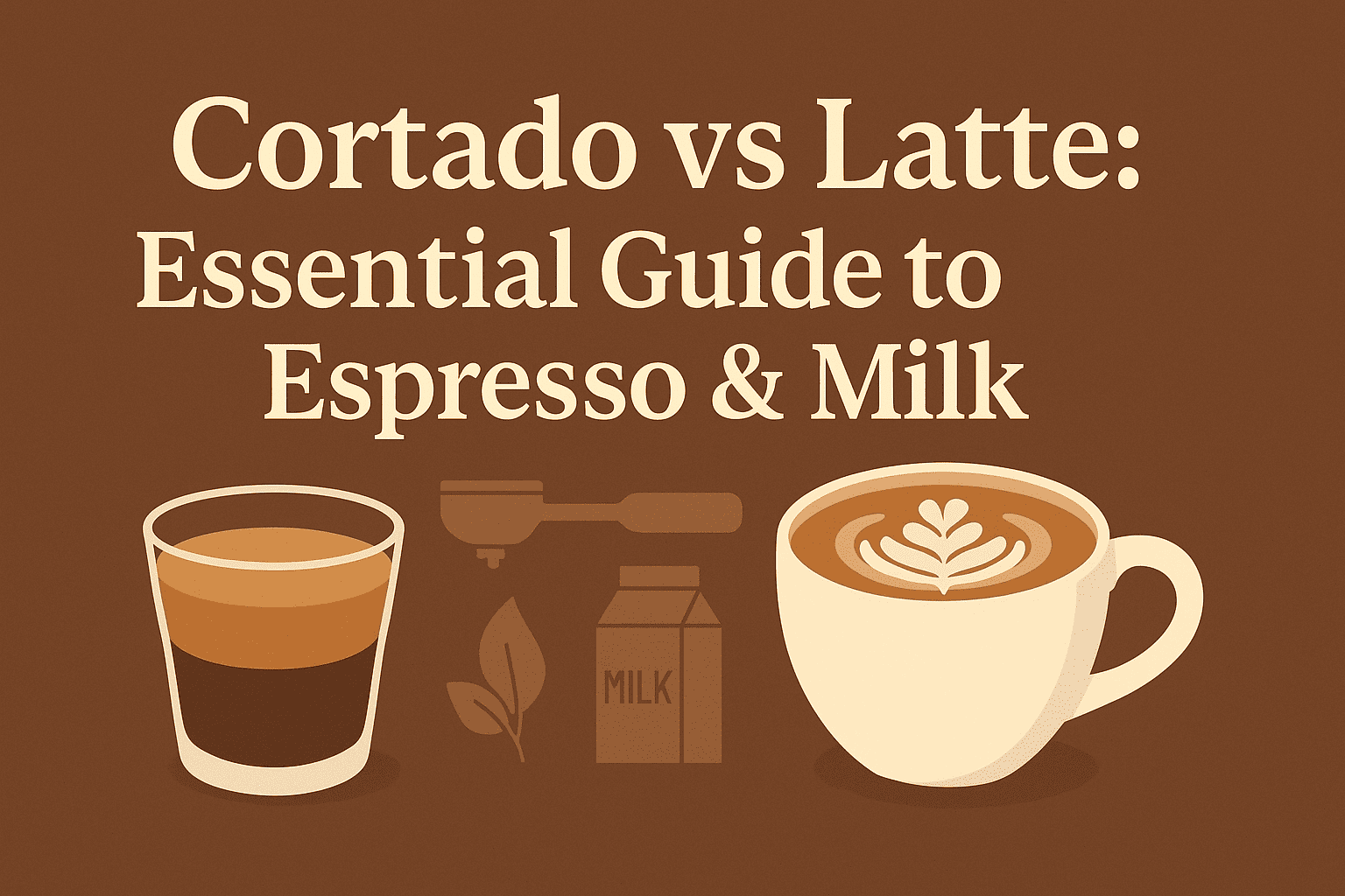 Cortado vs Latte: Essential Guide to Espresso & Milk