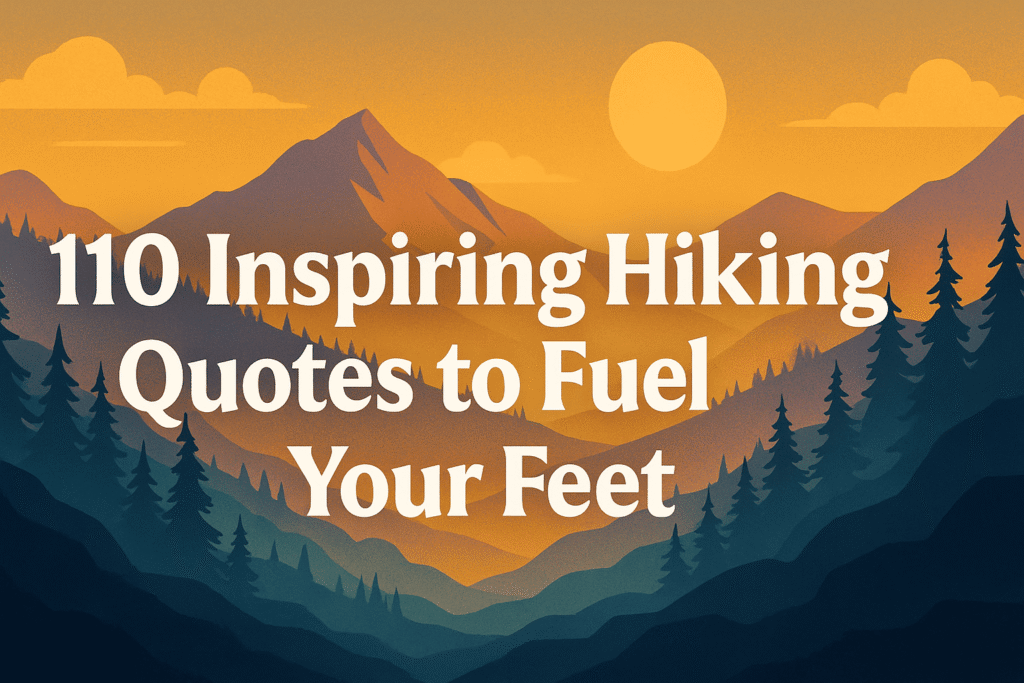 110 Inspiring Hiking Quotes to Fuel Your Feet