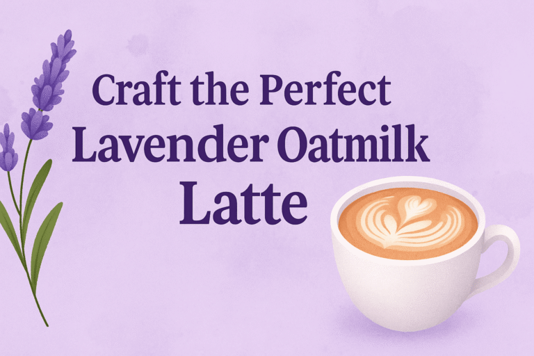 Craft the Perfect Lavender Oatmilk Latte
