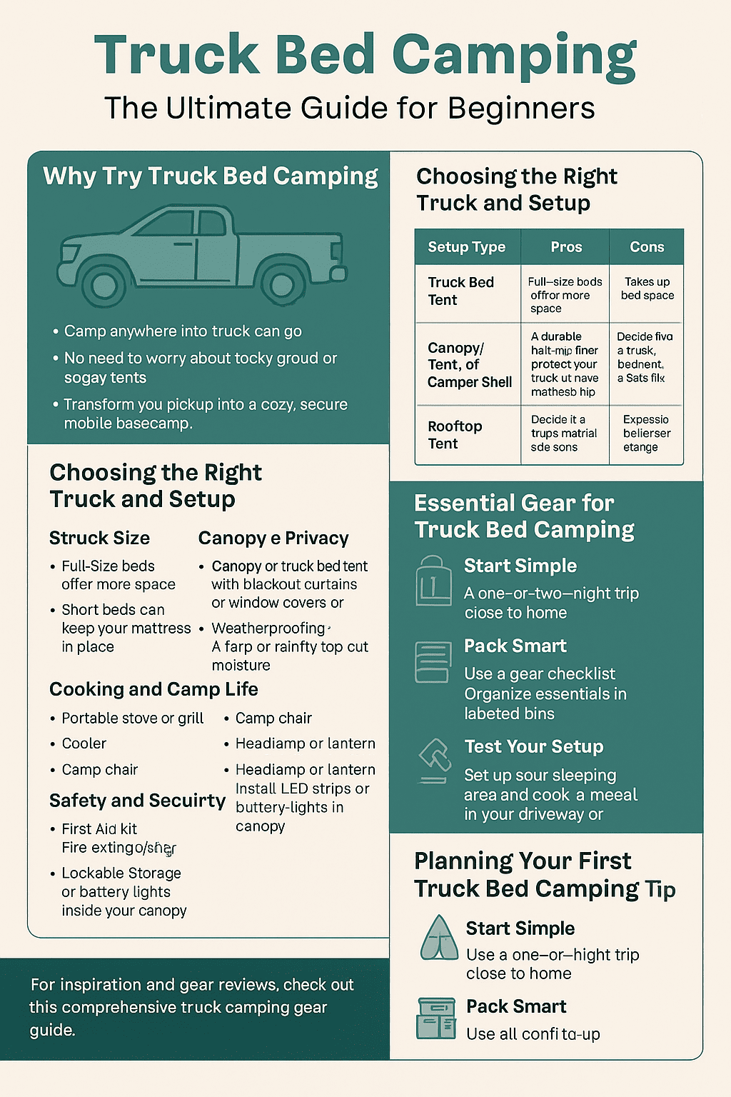 Ultimate Truck Bed Camping Setup Guide