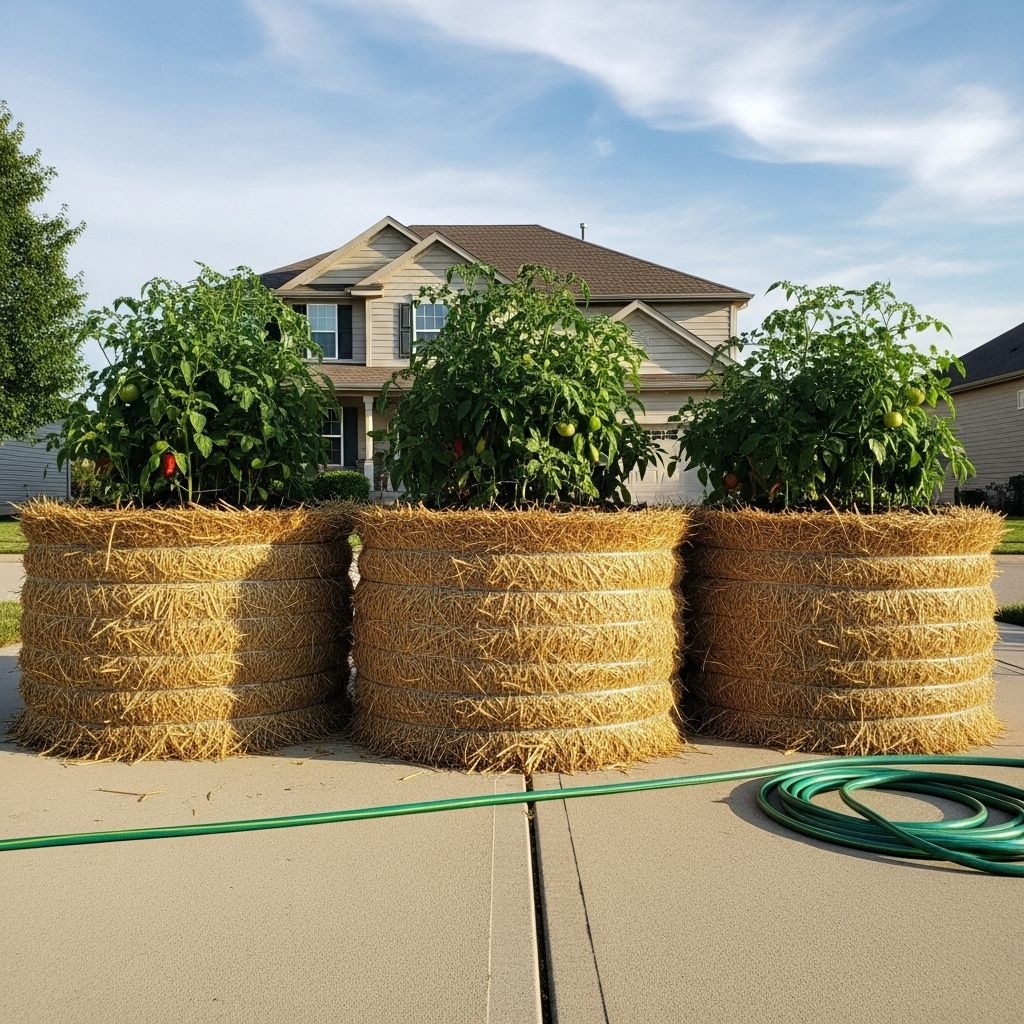 Straw Bale Gardening: Grow Fresh Veggies on Any Surface
